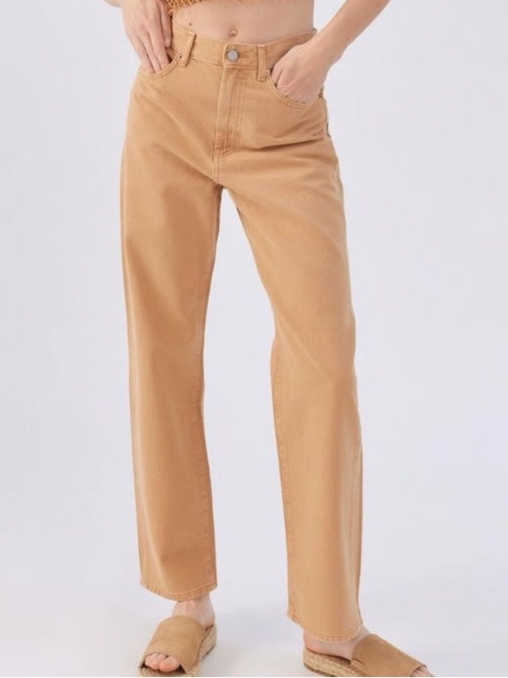 BDG Straight Slight Cowboy Caramel Brown Jeans